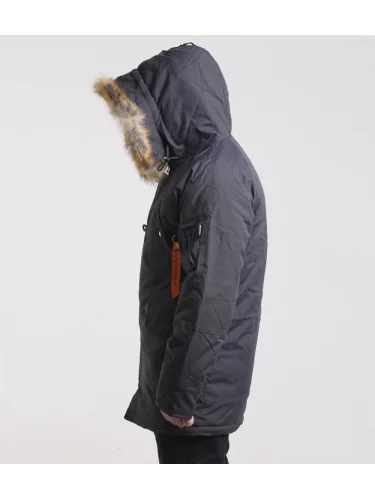 Куртка Аляска OXFORD Grey Black/Orange | Apolloget