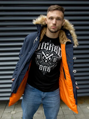 Куртка Аляска Apolloget OXFORD Rep.Blue/Orange | Nord Storm