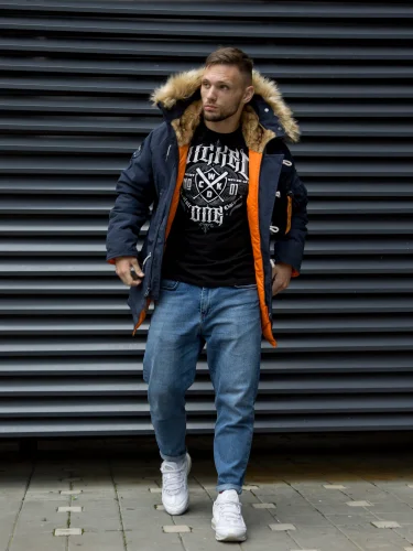 Куртка Аляска Apolloget OXFORD Rep.Blue/Orange | Nord Storm