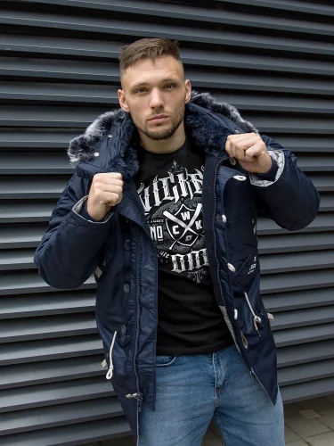 Куртка Аляска SAPPORO FLEECE Rep.Blue/Gun Metal | Apolloget