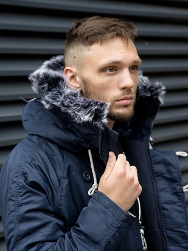 Куртка Аляска SAPPORO FLEECE Rep.Blue/Gun Metal | Apolloget