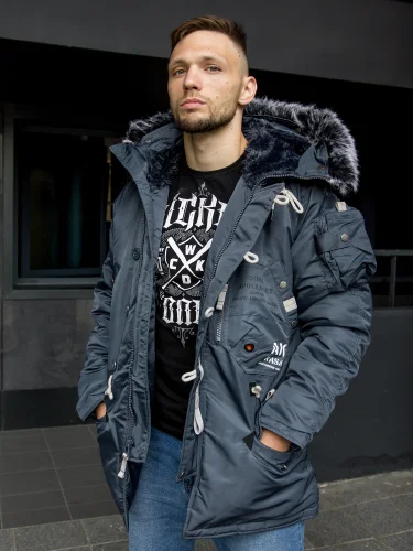 Куртка Аляска SAPPORO Steel Blue | Apolloget