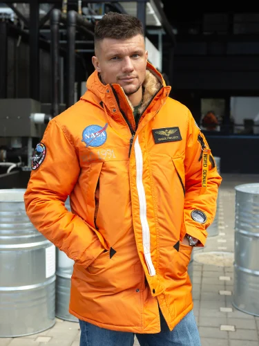 Куртка Аляска Space Orange/Silver | Nord Denali