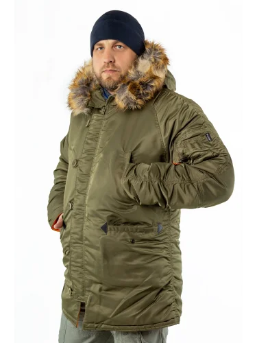 Куртка Аляска TIGHT HUSKY ll Capers/Orange | Apolloget