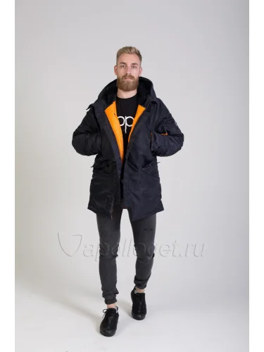 Куртка Аляска TIGHT HUSKY ll INK/ORANGE | Apolloget