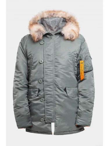 Куртка Аляска TIGHT HUSKY ll OLIVE/ORANGE | Apolloget