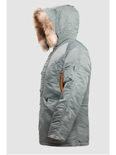 Куртка Аляска TIGHT HUSKY ll OLIVE/ORANGE | Apolloget