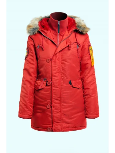 Куртка Аляска женская WMN Burgundy/ Red | Apolloget