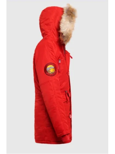 Куртка Аляска женская WMN Burgundy/ Red | Apolloget