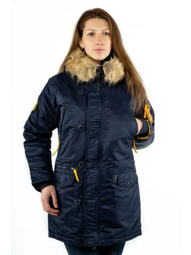Куртка Аляска женская WMN Rep.Blue/Yellow | Apolloget