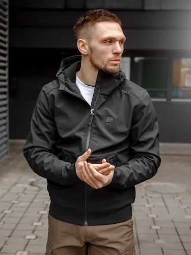 Куртка Ashore softshell 30102 Black | Vintage Industries