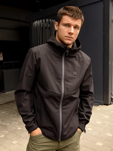 Куртка Ather softshell 30104 Black | Vintage Industries