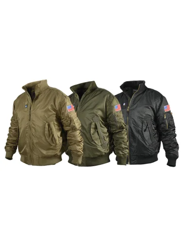 Куртка Бомбер Air Force Black | 7.26 Gear