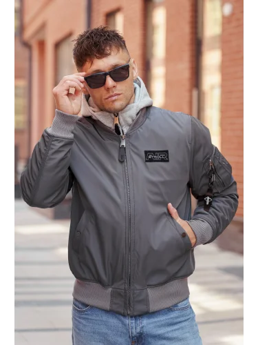 Куртка бомбер D-tec SP-04 Silver Grey | Army Stroll