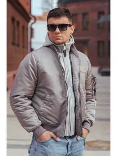 Куртка бомбер D-tec SP-04 светло-серый | Army Stroll