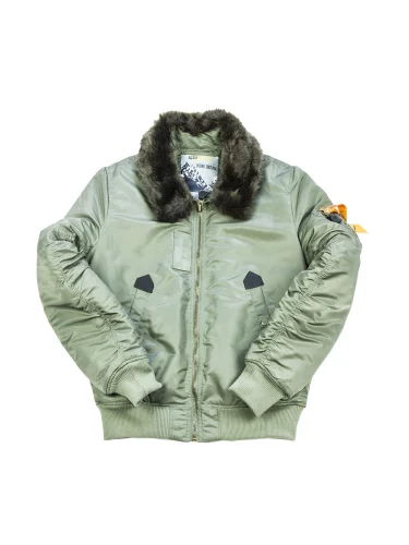 Зимняя куртка Бомбер с мехом Denali B-15 Sage/Sage | Nord Denali