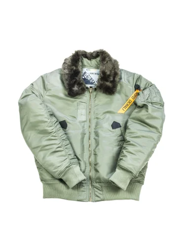 Зимняя куртка Бомбер с мехом Denali B-15 Sage/Sage | Nord Denali