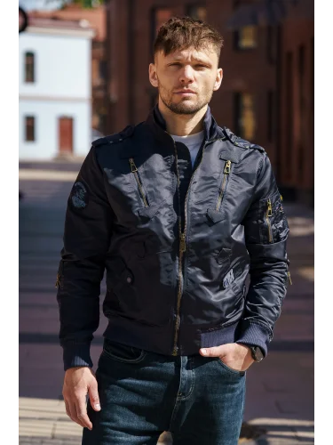 Куртка бомбер PE-16 Navy | Army Stroll