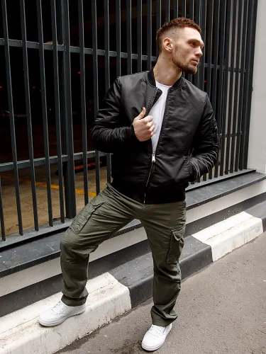 Куртка Бомбер Welder 2101 Black | Vintage Industries