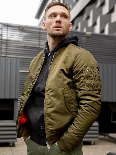 Куртка Бомбер Welder 2101 Olive Drab | Vintage Industries