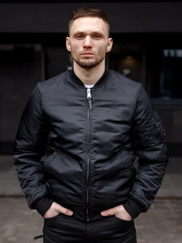 Куртка Бомбер Westford MA1 2081 Black | Vintage Industries