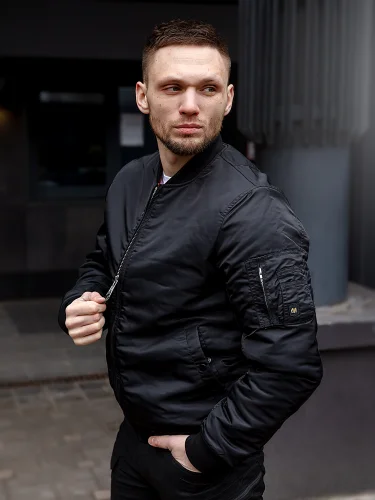 Куртка Бомбер Westford MA1 2081 Black | Vintage Industries