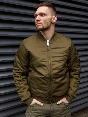 Куртка Бомбер Westford MA1 2081 Olive Drab | Vintage Industries