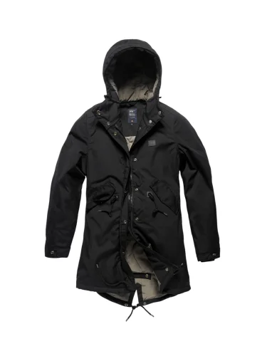 Куртка женская Britt ladies parka 25304 Black | Vintage Industries