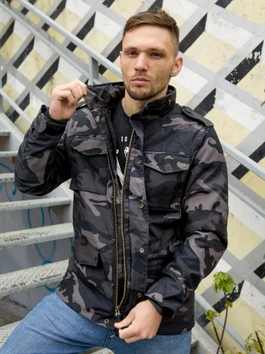 Куртка Capper parka 2204 Dark Camo | Vintage Industries