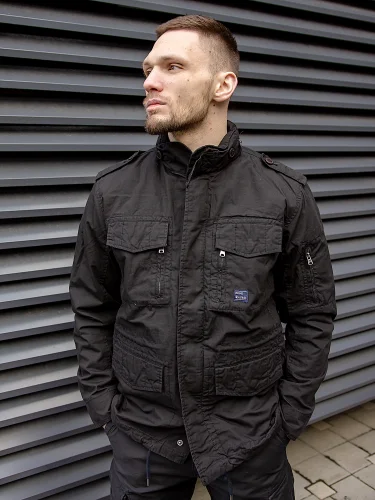 Куртка Cranford 2041 Black | Vintage Industries