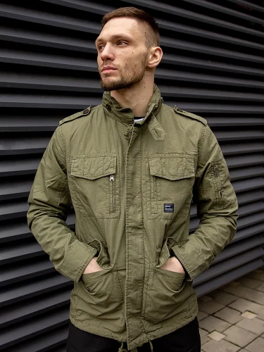 Куртка Cranford 2041 Olive sage | Vintage Industries