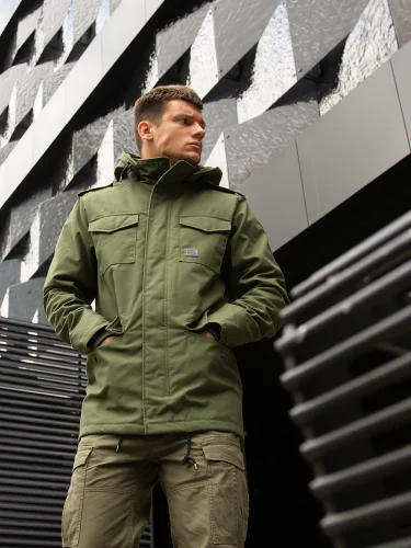 Куртка Darren 2060 Olive drab | Vintage Industries