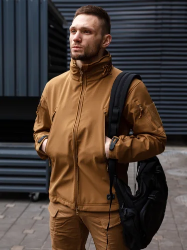 Куртка Softshell Gunfighter Coyote | Helikon-Tex