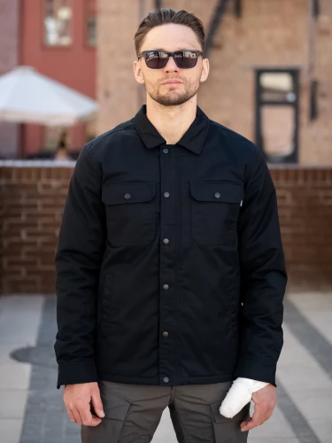 Куртка Hedix shirt 3552 black | Vintage Industries