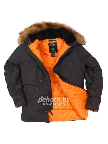 Куртка "N3B OXFORD" GREY BLACK/ORANGE | NORD STORM