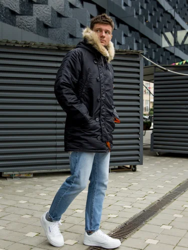 Куртка Аляска Husky Ink/Orange | NORD STORM