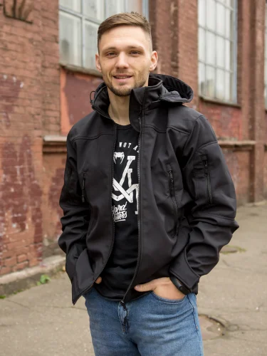 Куртка Оперативник GT GEN-II SoftShell Black | Grizzly