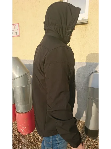 Куртка Оперативник SOFTSHELL Черный | Grizzly