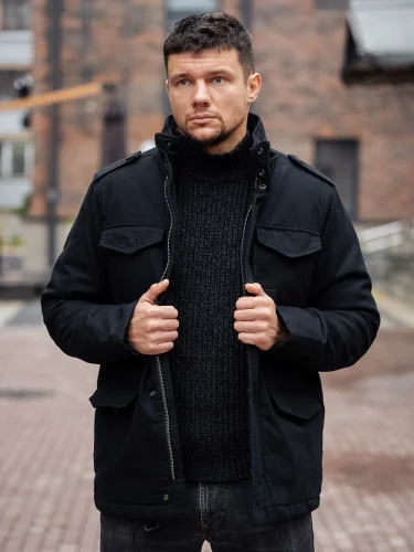 Куртка Orton M65 padded 2221 black | Vintage Industries