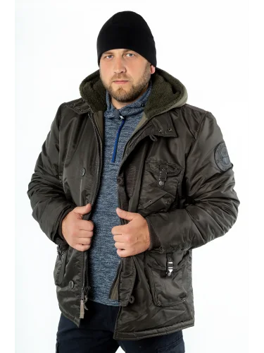 Куртка мужская зимняя RANGER Raven/Olive | Apolloget