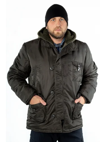 Куртка мужская зимняя RANGER Raven/Olive | Apolloget