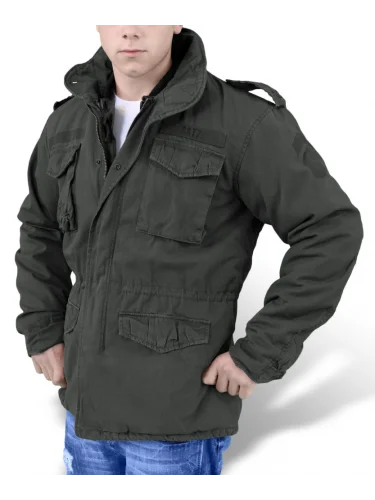 Куртка зимняя Regiment M65 Jacket Black | Surplus