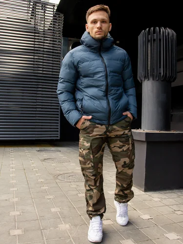 Куртка Rhys jacket 25120 Navy Blue | Vintage Industries