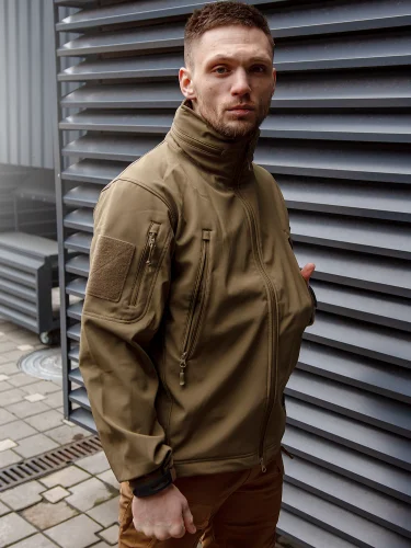 Куртка Softshell Gunfighter Adaptive Green | Helikon-Tex