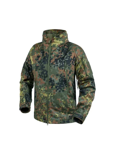 Куртка Softshell Gunfighter Flecktarn | Helikon-Tex
