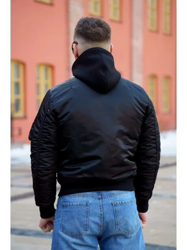 Куртка бомбер D-tec SP-04 Black | Army Stroll