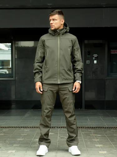 Куртка Urban Softshell Taiga Green | TACTICAL STROLL