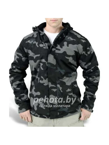 Куртка Zipper Windbreaker Black Camo | Surplus