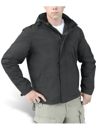 Куртка Zipper Windbreaker Black | Surplus
