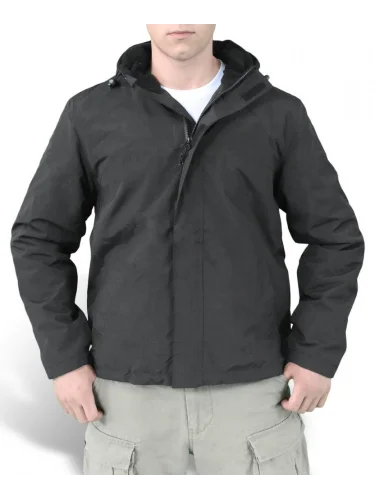 Куртка Zipper Windbreaker Black | Surplus
